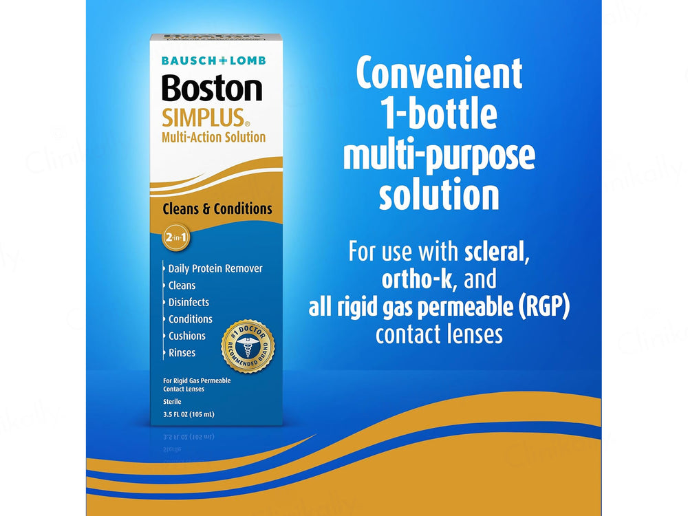 Bausch & Lomb Boston Simplus Multi-Action Contact Lens Solution