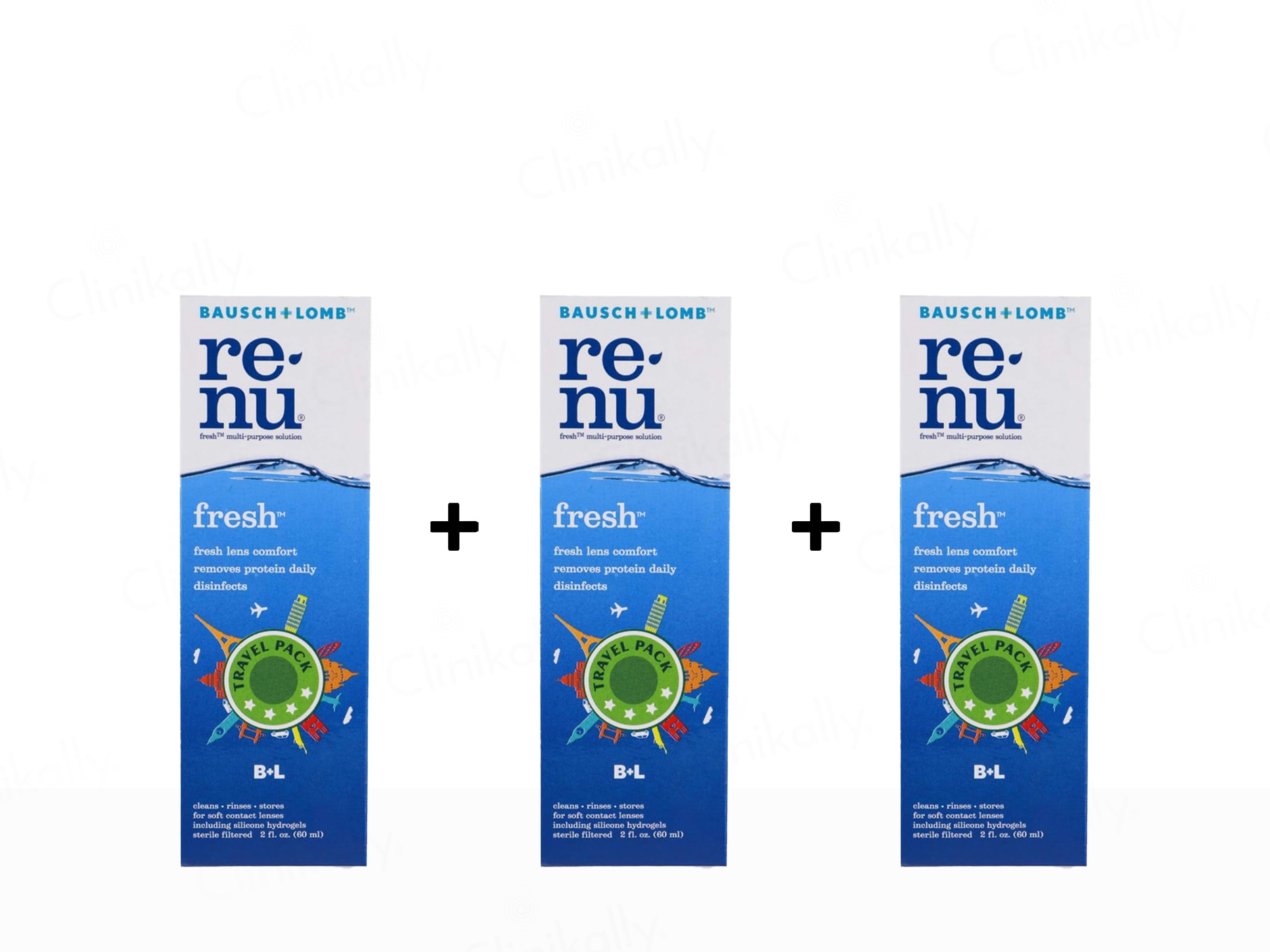 Bausch & Lomb Renu Fresh Multi-Purpose Contact Lens Solution