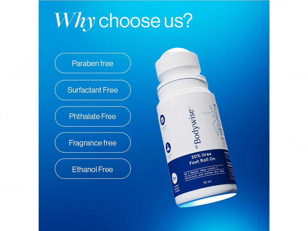 Be Bodywise 30% Urea Foot Roll On