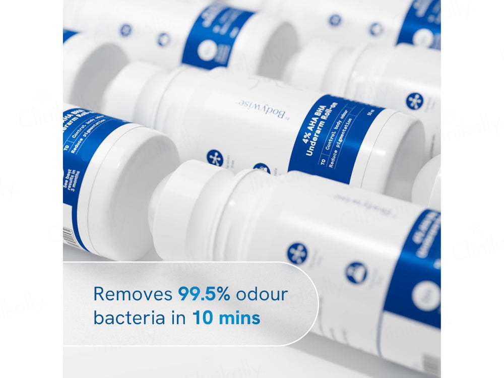 Be Bodywise 4% AHA BHA Underarm Roll-On (Aqua)