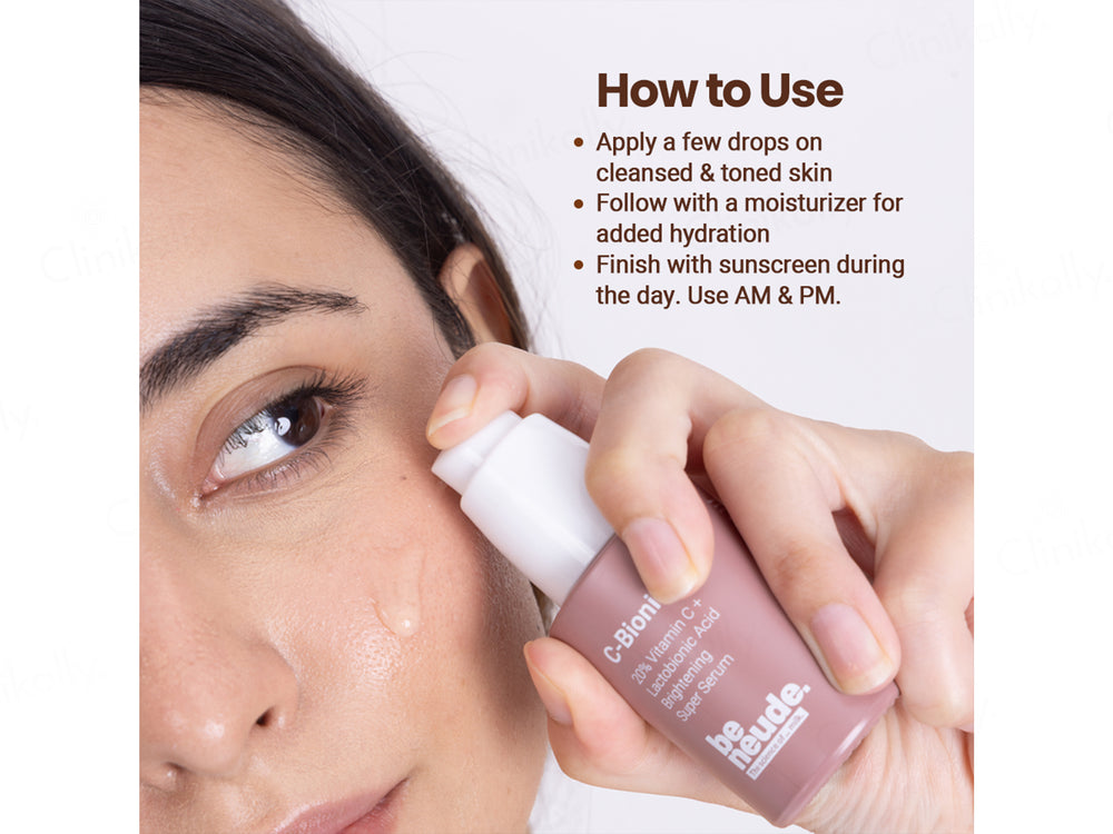 Be Neude C-Bionic 20% Vitamin C + Lactobionic Acid Brightening Super Face Serum