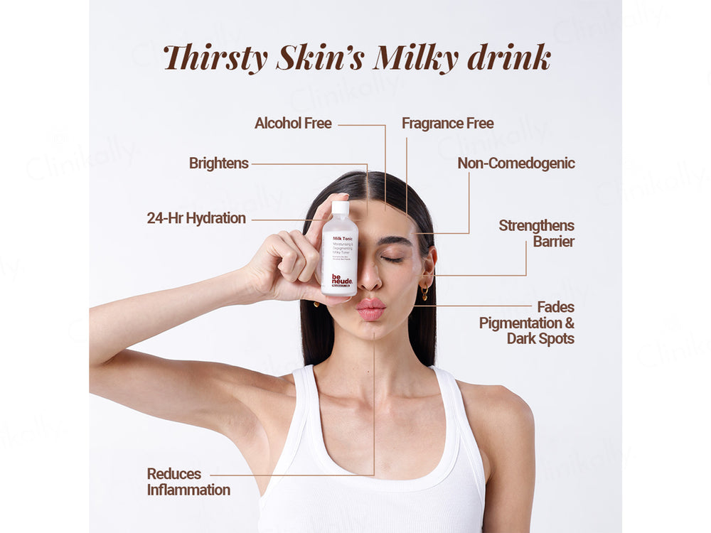 Be Neude Milk Tonic Moisturising & Depigmenting Milk Toner