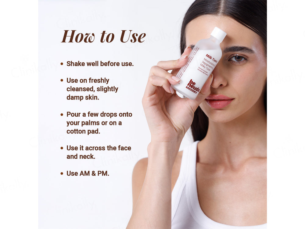 Be Neude Milk Tonic Moisturising & Depigmenting Milk Toner