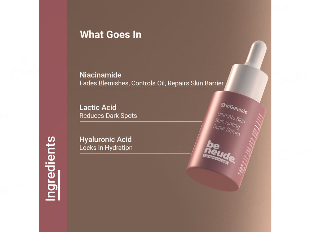 Be Neude SkinGenesis Ultimate Skin Reinventing Super Face Serum