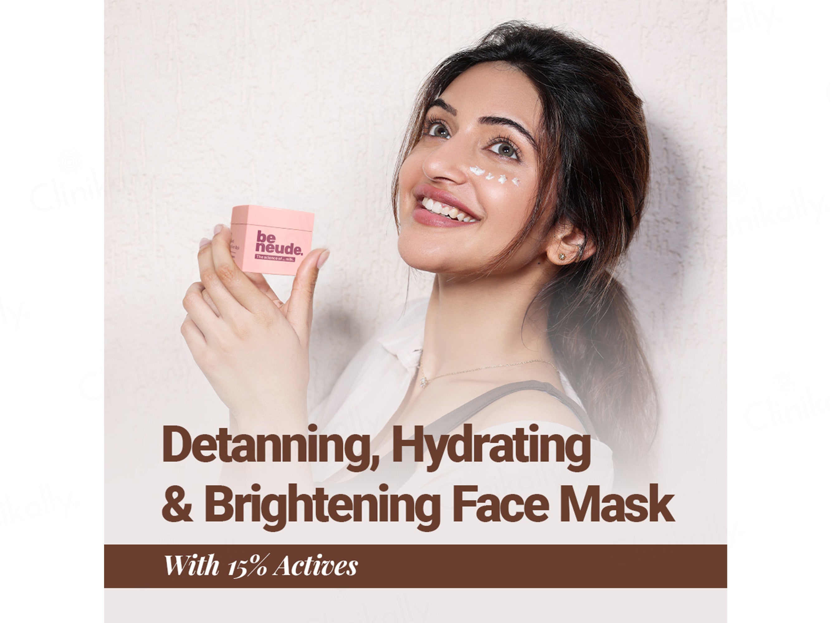 Be Neude Unmask Everyday De-Tanning, Hydrating and Brightening Face Mask