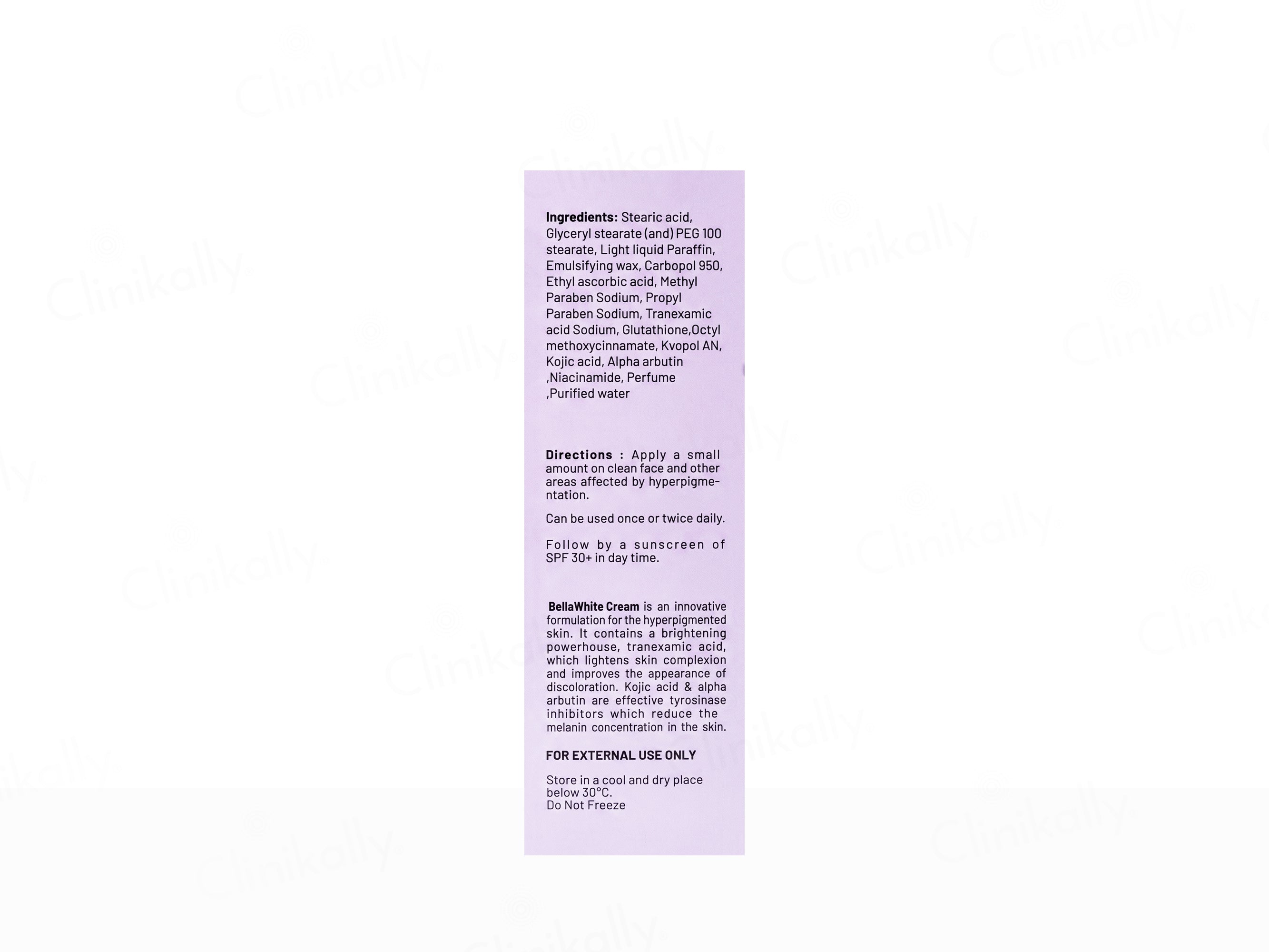 Bellacos Healthcare Bellawhite Cream