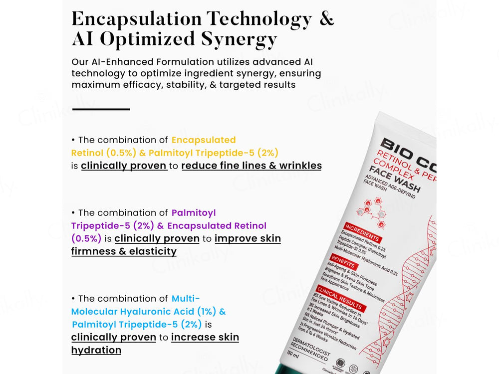 Bio Code Retinol & Peptide Complex Advanced Age-Defying Face Wash