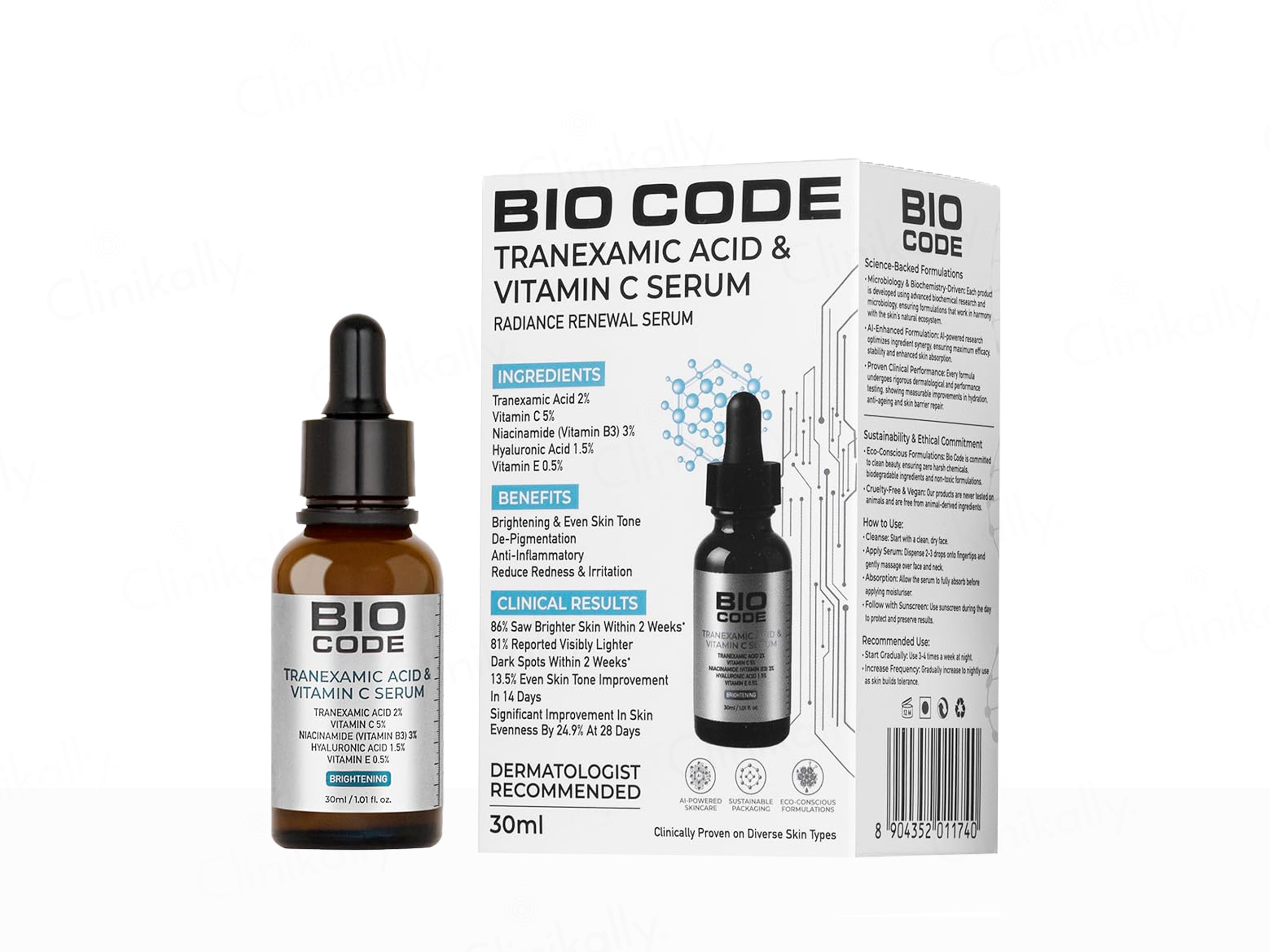 Bio Code Tranexamic Acid & Vitamin C Face Serum