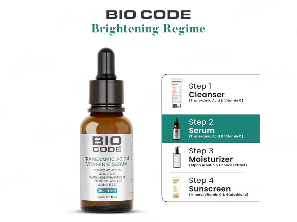 Bio Code Tranexamic Acid & Vitamin C Face Serum