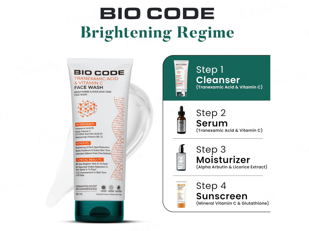 Bio Code Tranexamic Acid & Vitamin C Face Wash