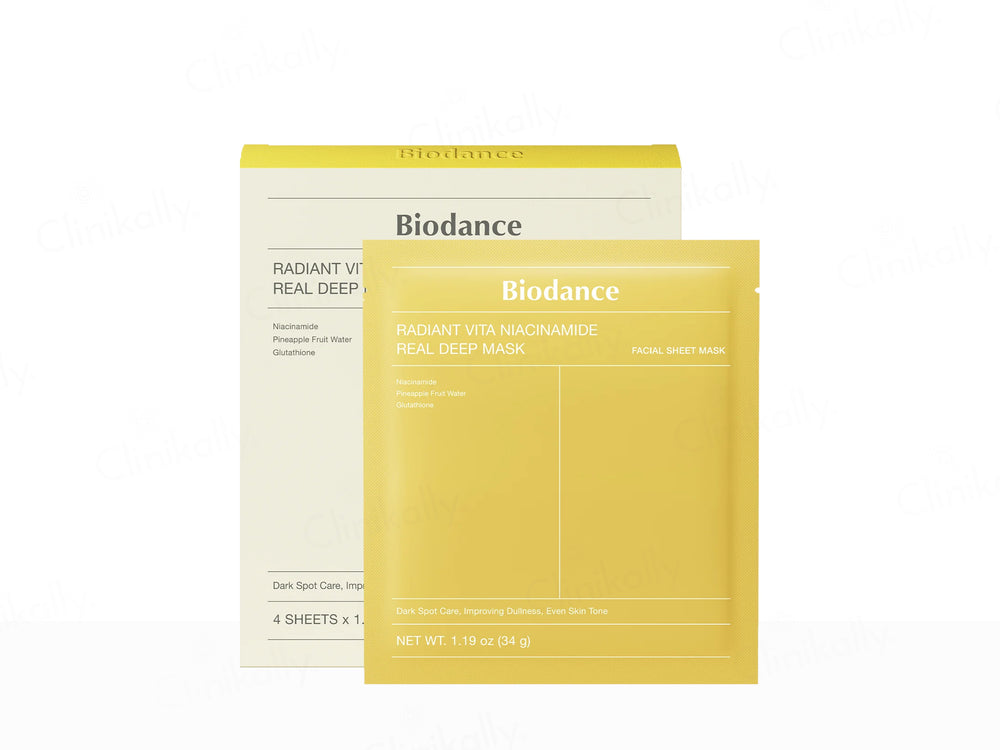 Biodance Radiant Vita Niacinamide Real Deep Facial Sheet Mask