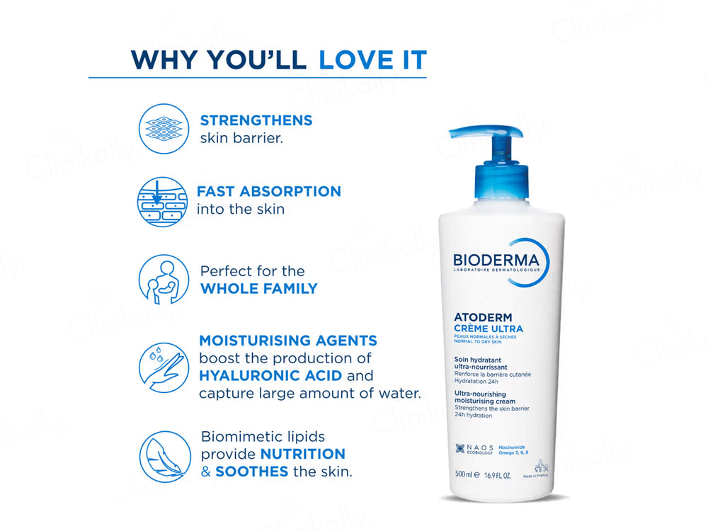 Bioderma Atoderm Crème Ultra Nourishing Moisturising Cream
