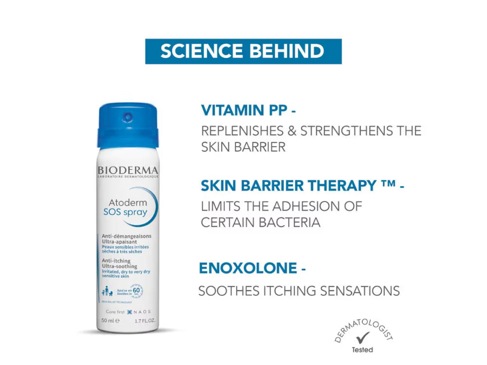 Bioderma Atoderm SOS Spray - Clinikally