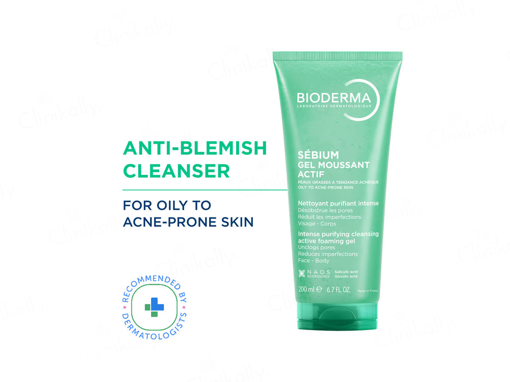 Bioderma Sebium Gel Moussant Actif