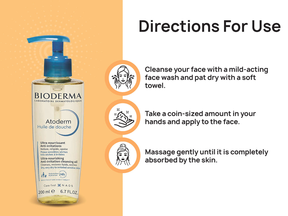 Bioderma Ultra-Nourrissant Anti-Irritations Cleansing oil - Clinikally