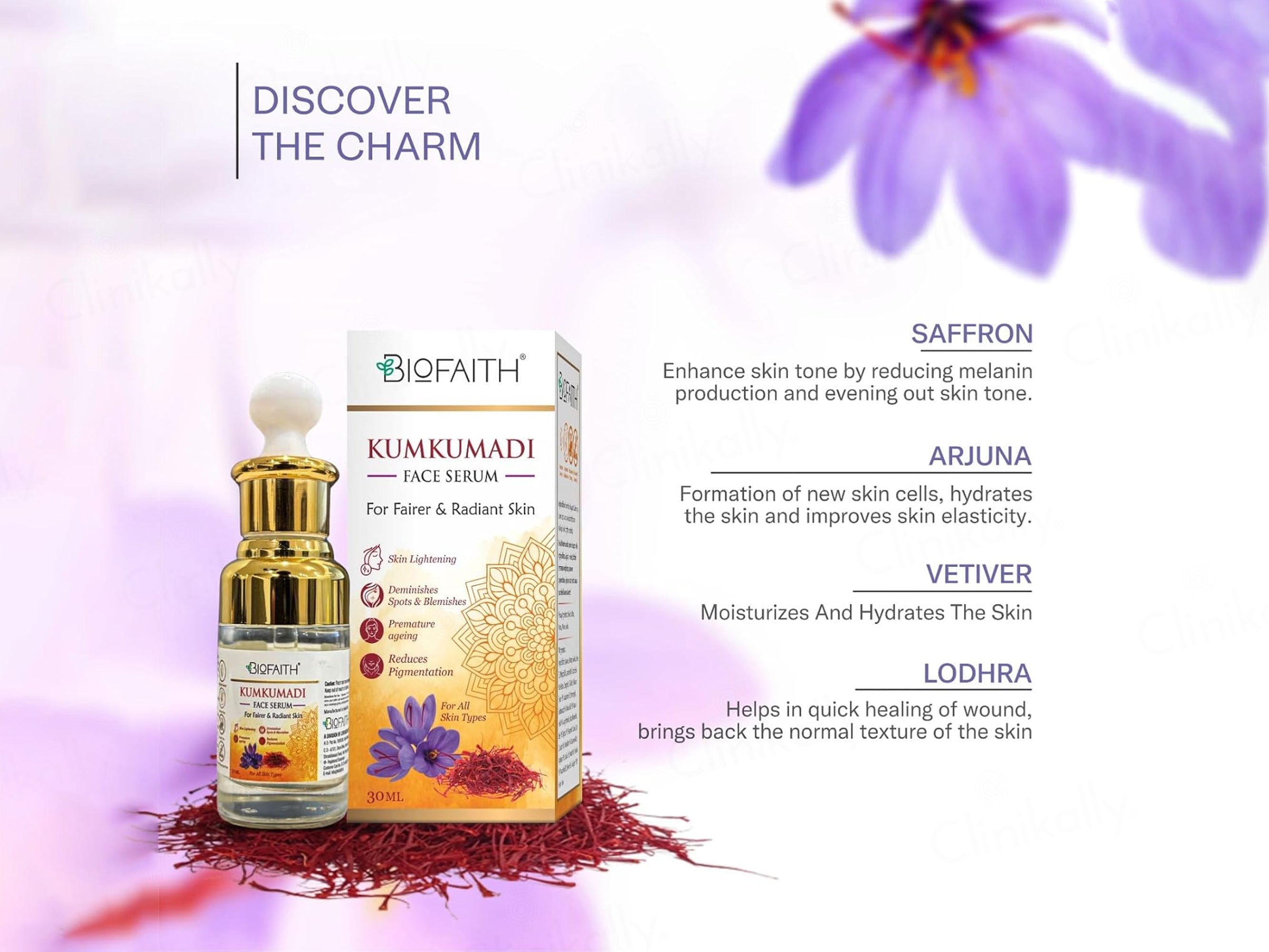 Biofaith Kumkumadi Face Serum