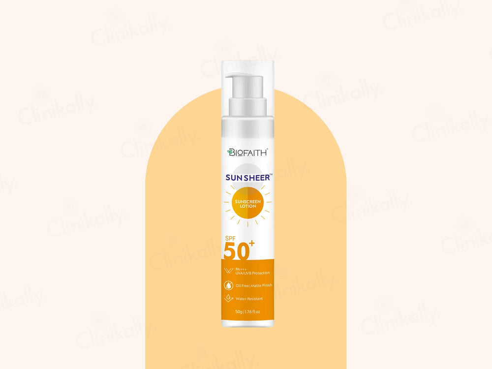 Biofaith Sunsheer Sunscreen Lotion SPF 50 PA+++