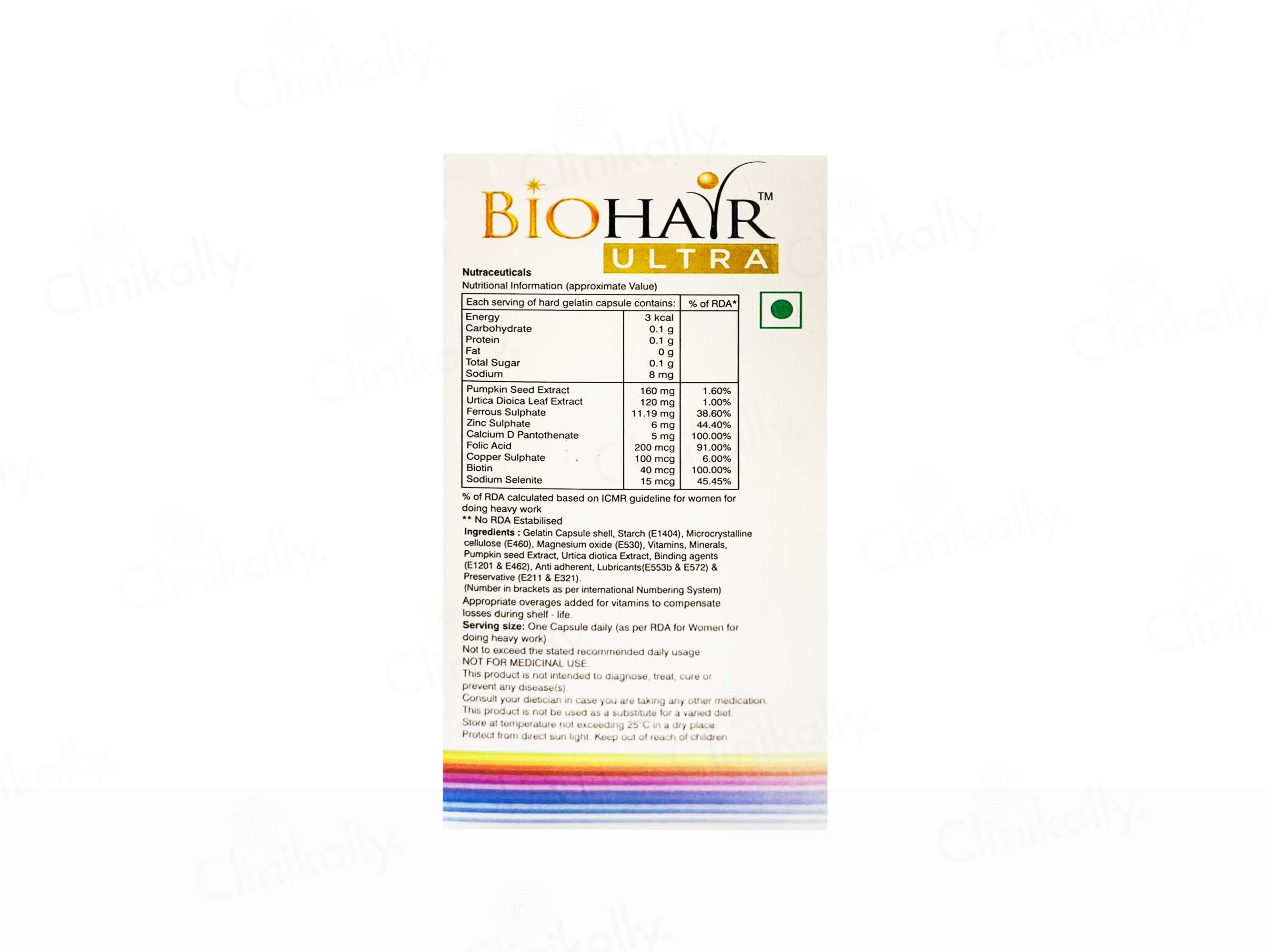 Biohair Ultra Hair Growth Capsule