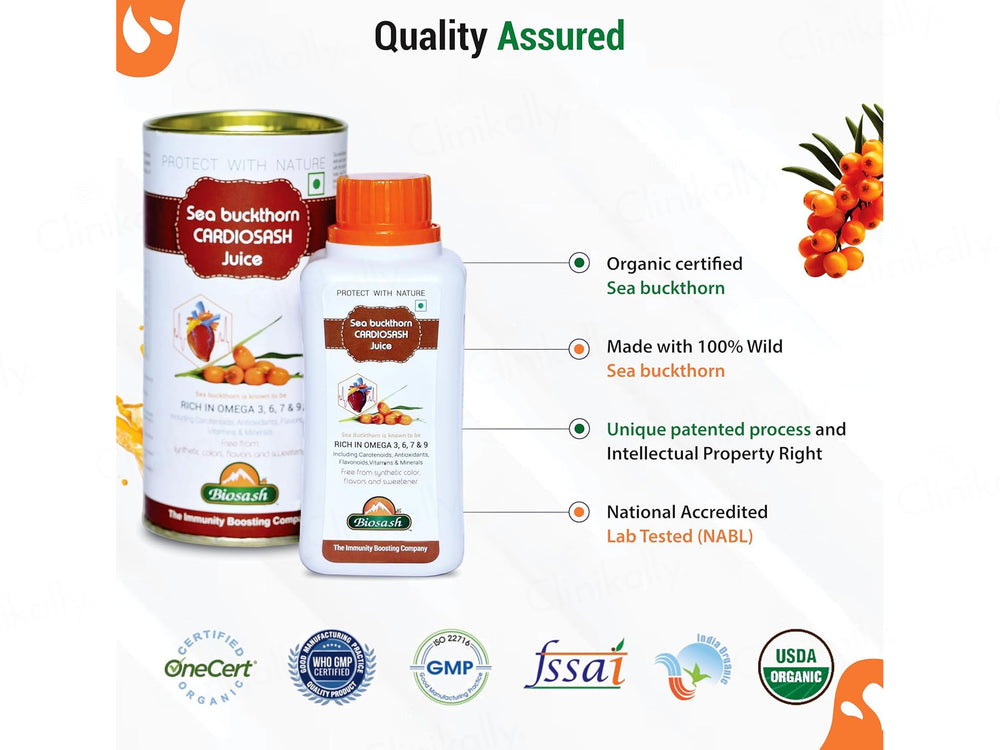 Biosash Sea Buckthorn Cardiosash Juice