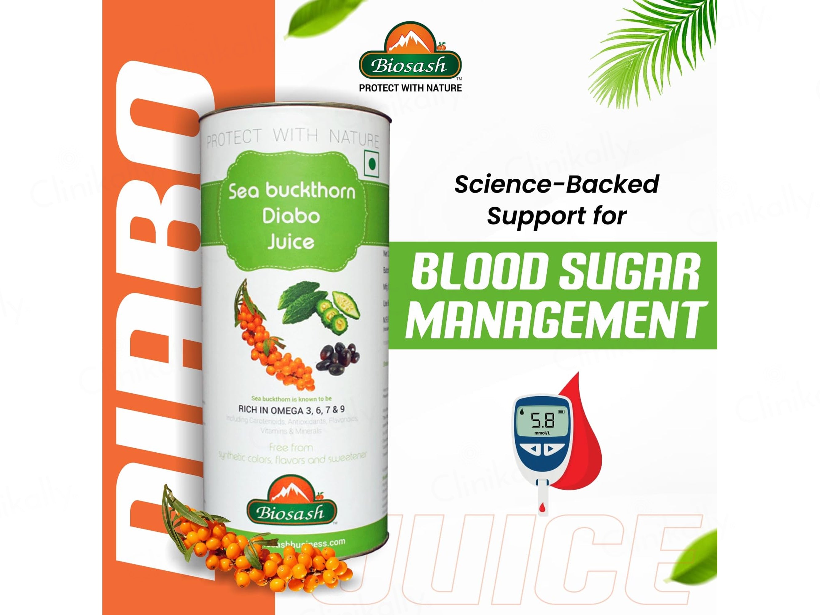 Biosash Sea Buckthorn Diabo Juice