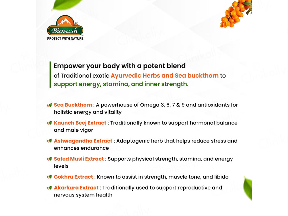 Biosash Sea Buckthorn Empower-X Juice