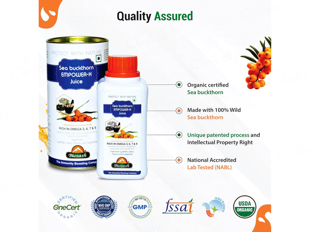 Biosash Sea Buckthorn Empower-X Juice