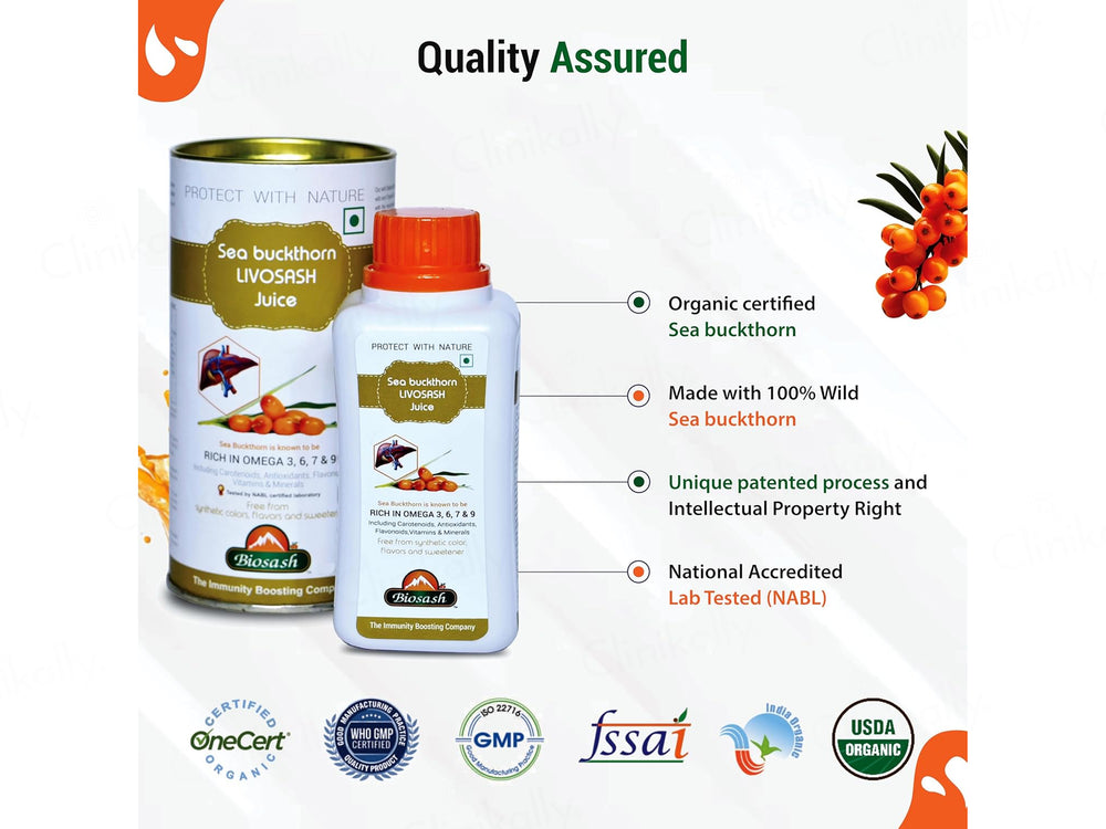 Biosash Sea Buckthorn Livosash Juice