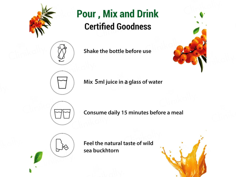 Biosash Sea Buckthorn Memorysash Juice