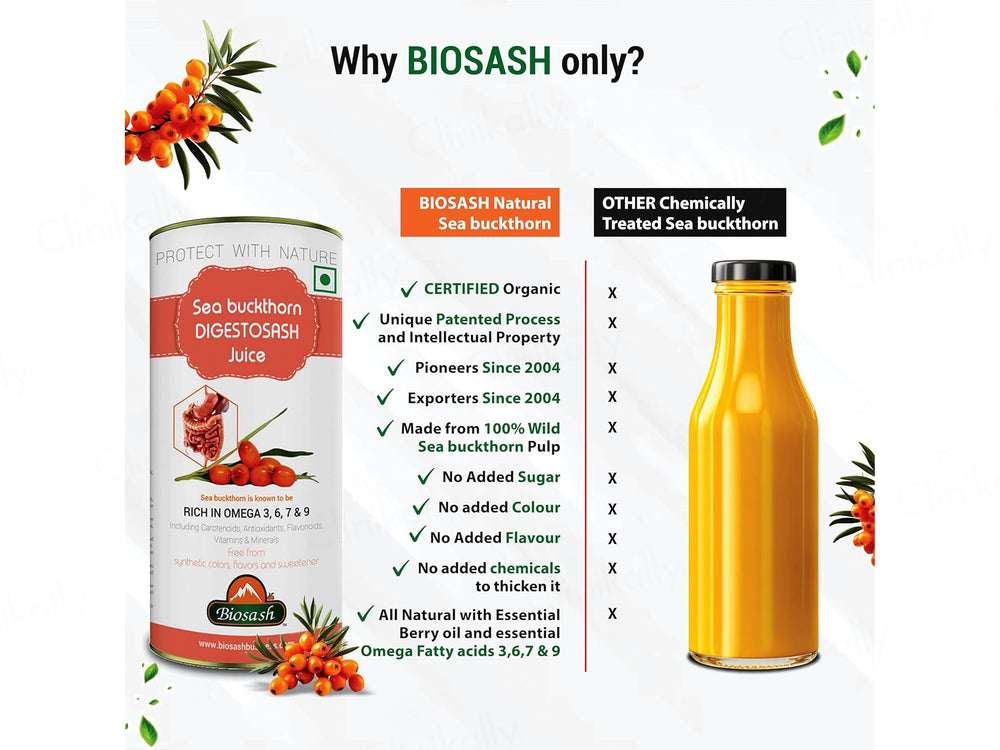 Biosash Sea Buckthorn Memorysash Juice