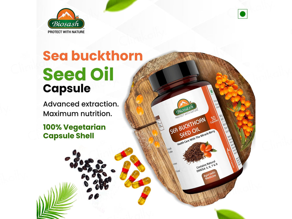 Biosash Sea Buckthorn Seed Oil Capsule