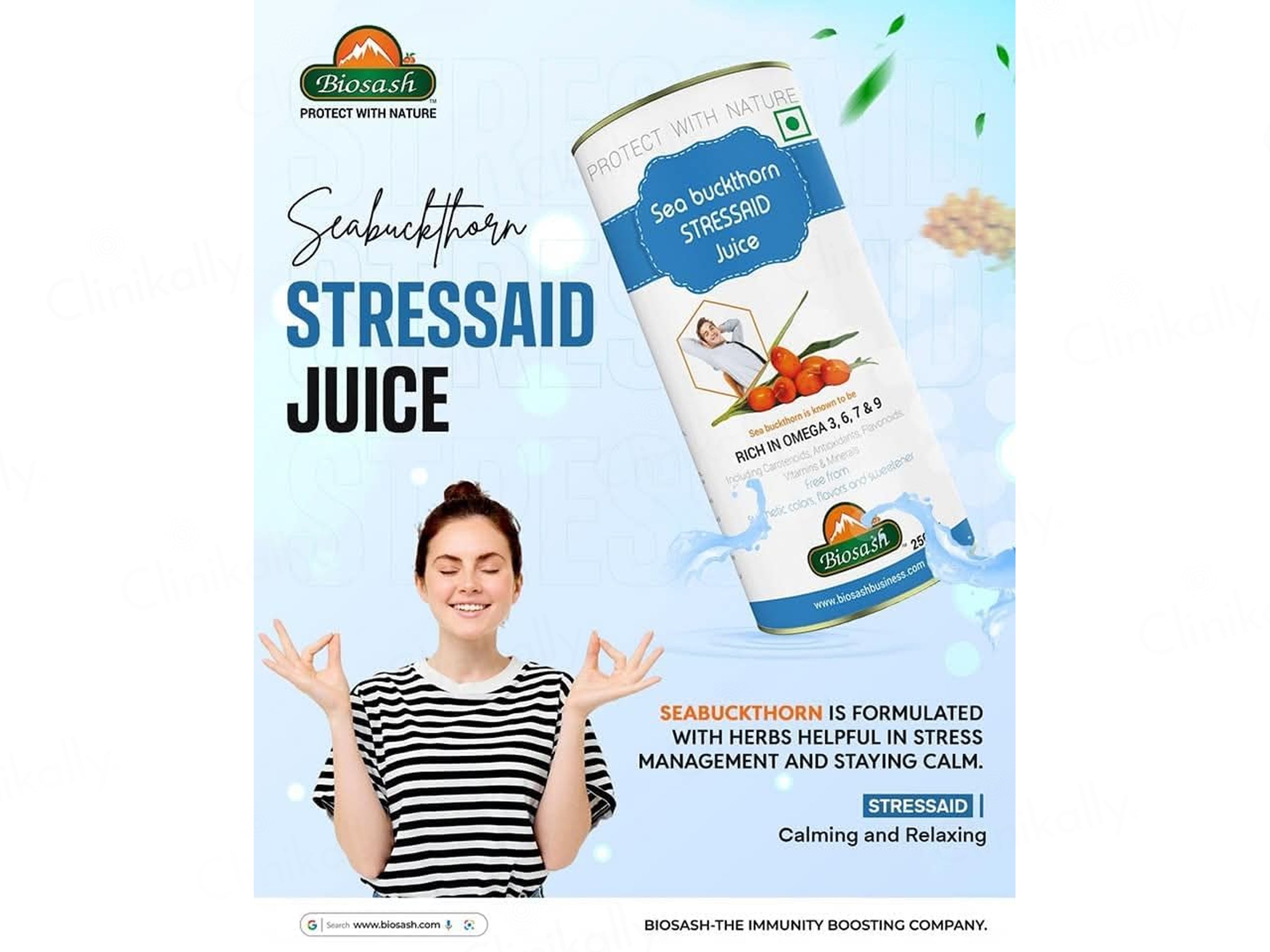 Biosash Sea Buckthorn Stressaid Juice