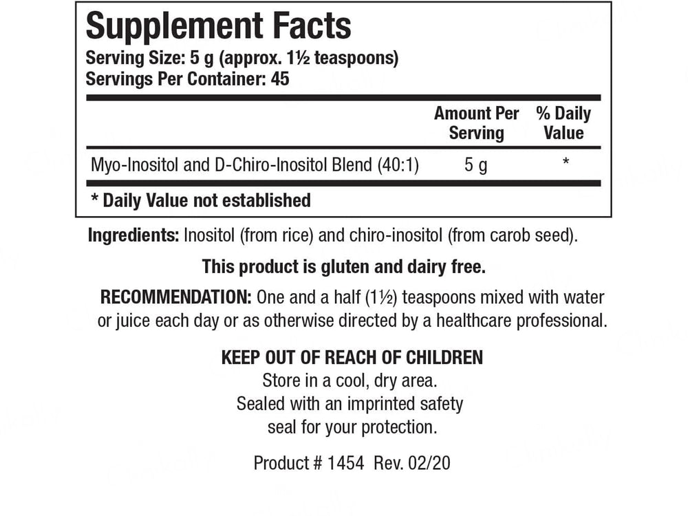 Biotics Research Balanced-B8 Myo-Inositol and D-Chiro-Inositol Dietary Supplement