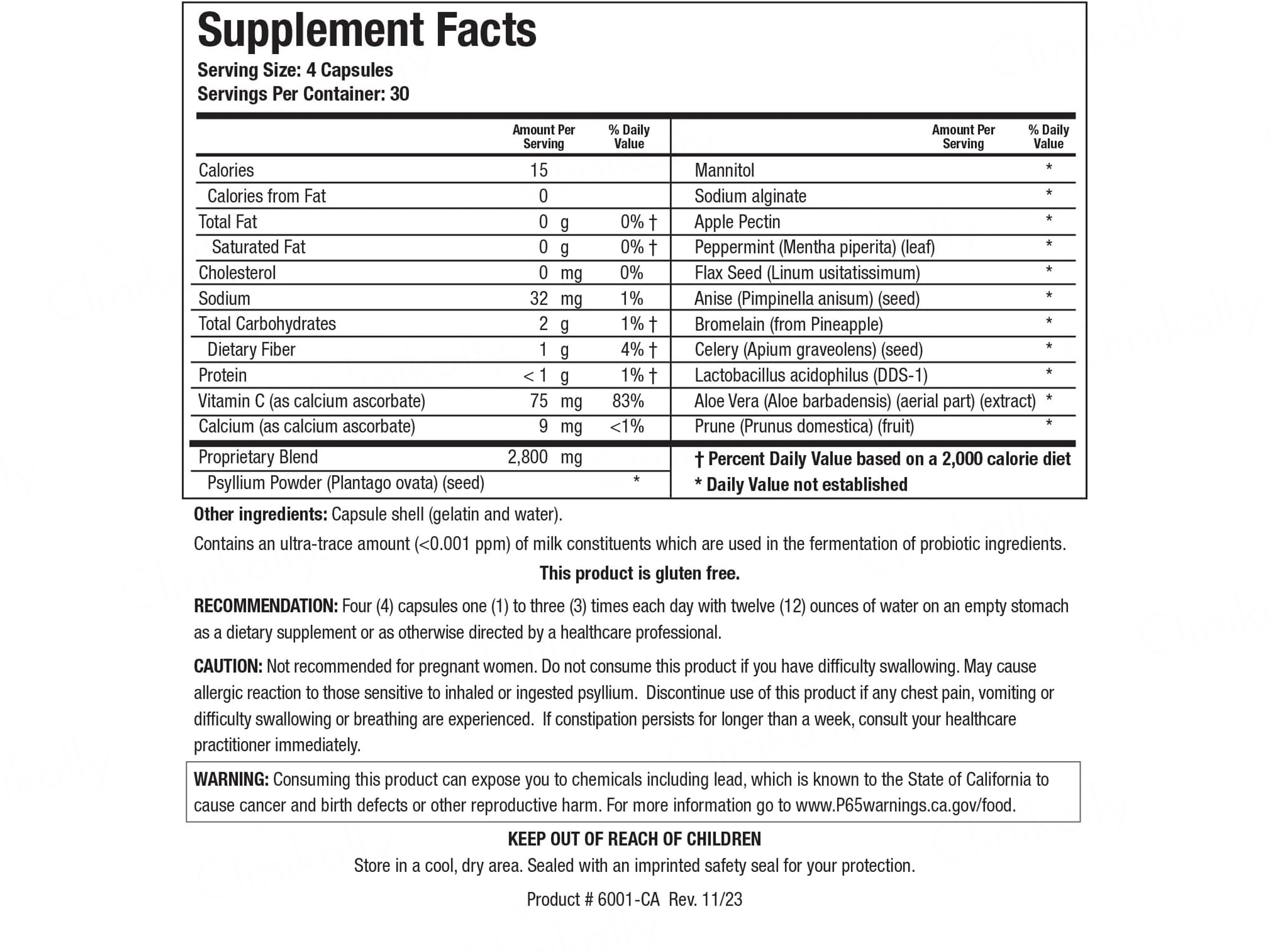 Biotics Research Colon-Plus Dietary Supplement Capsule
