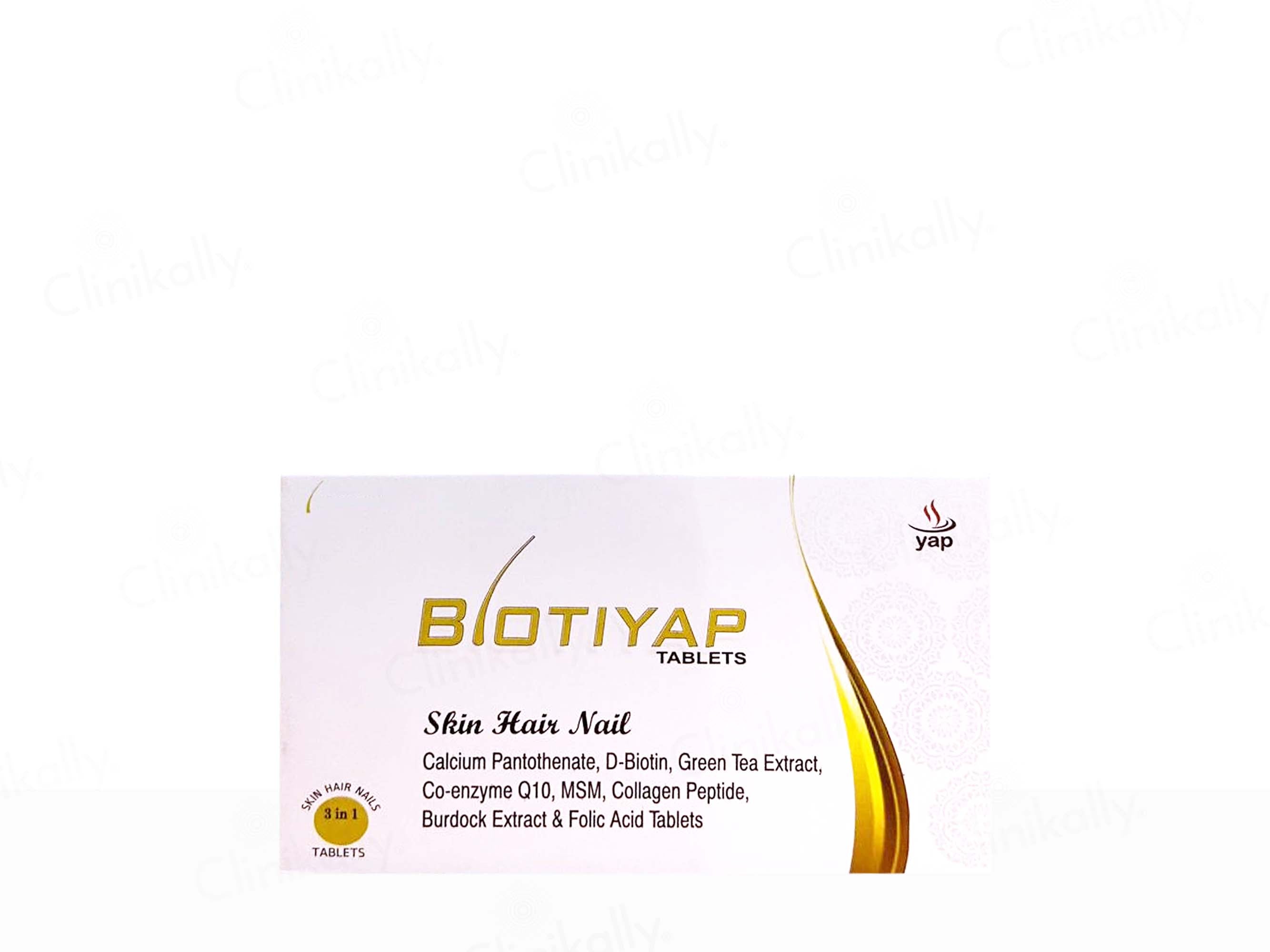 Biotiyap Tablet For Skin, Hair And Nail