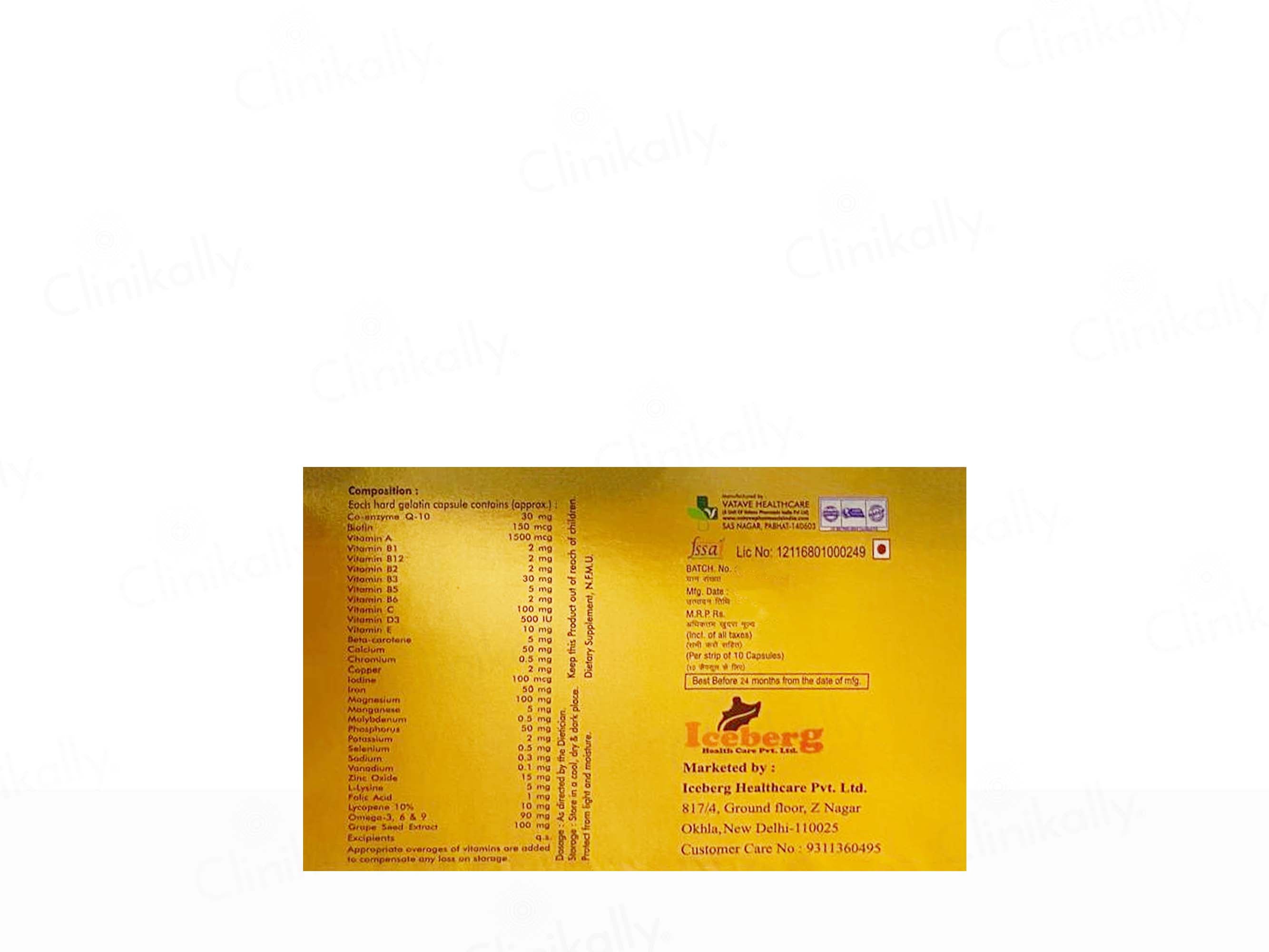 Bloomberg Gold Antioxidant Capsule