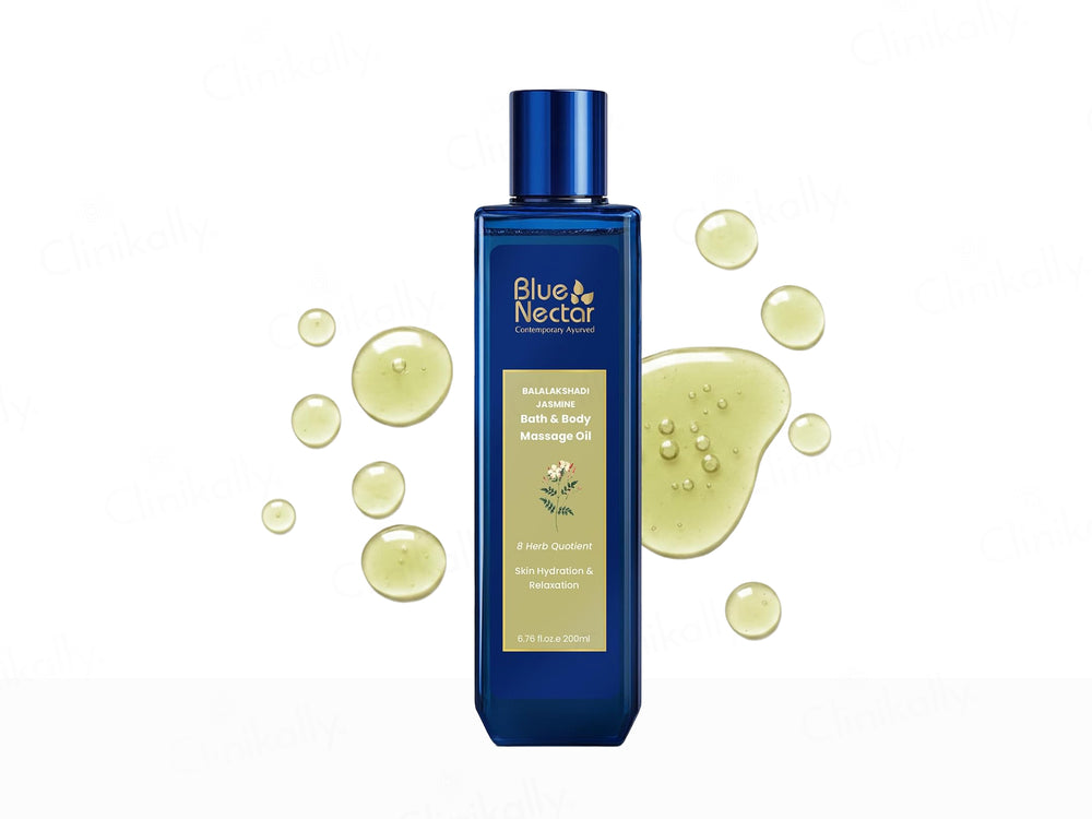 Blue Nectar Balalakshadi Jasmine Bath & Body Massage Oil