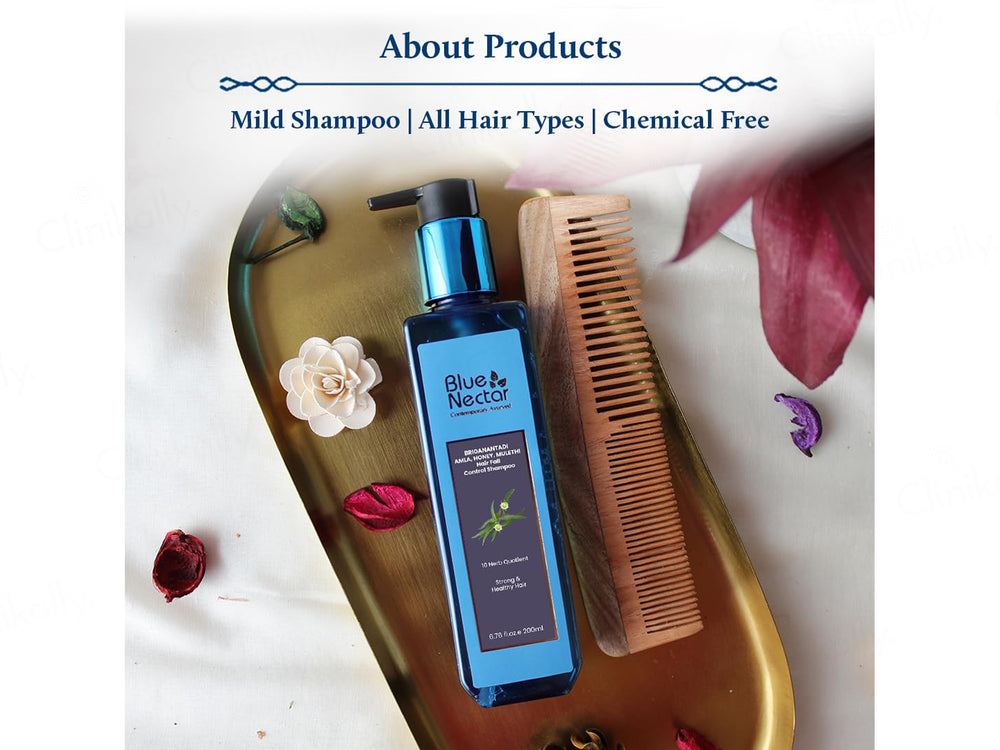 Blue Nectar Briganantadi Amla Anti Hair Fall Shampoo