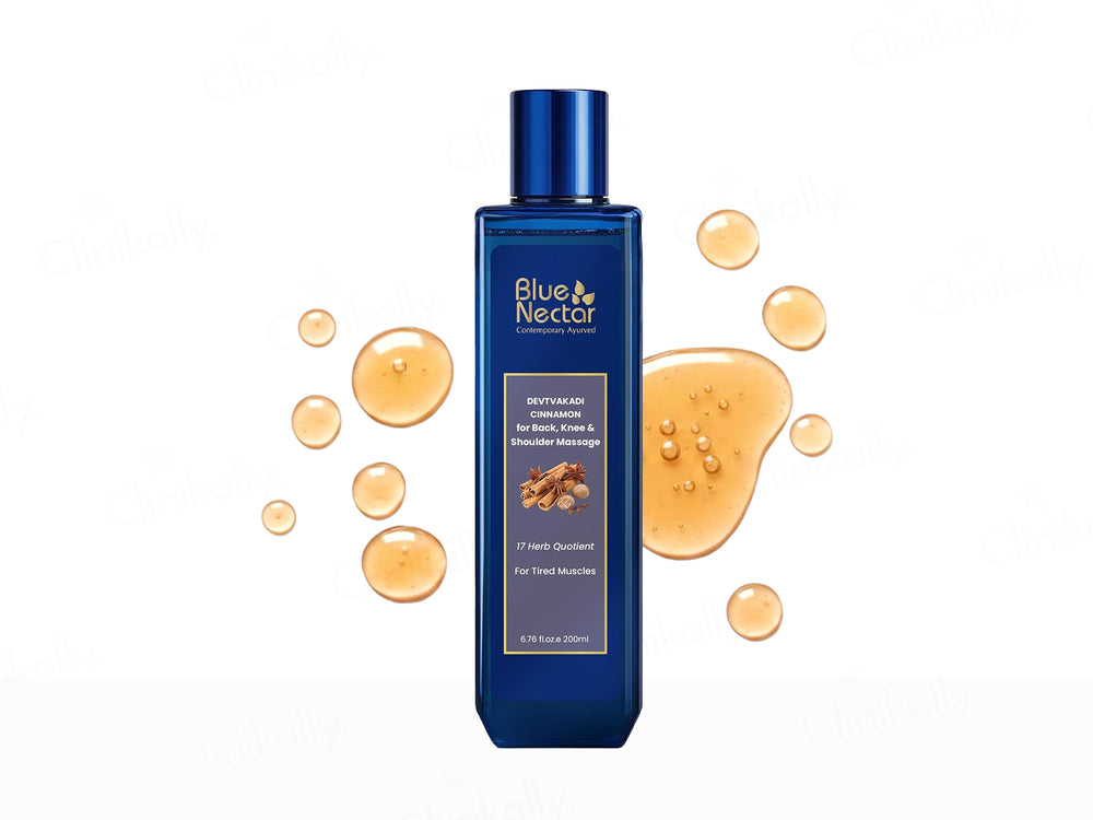 Blue Nectar Devtvakadi Cinnamon Pain Relief Oil For Back & Joint