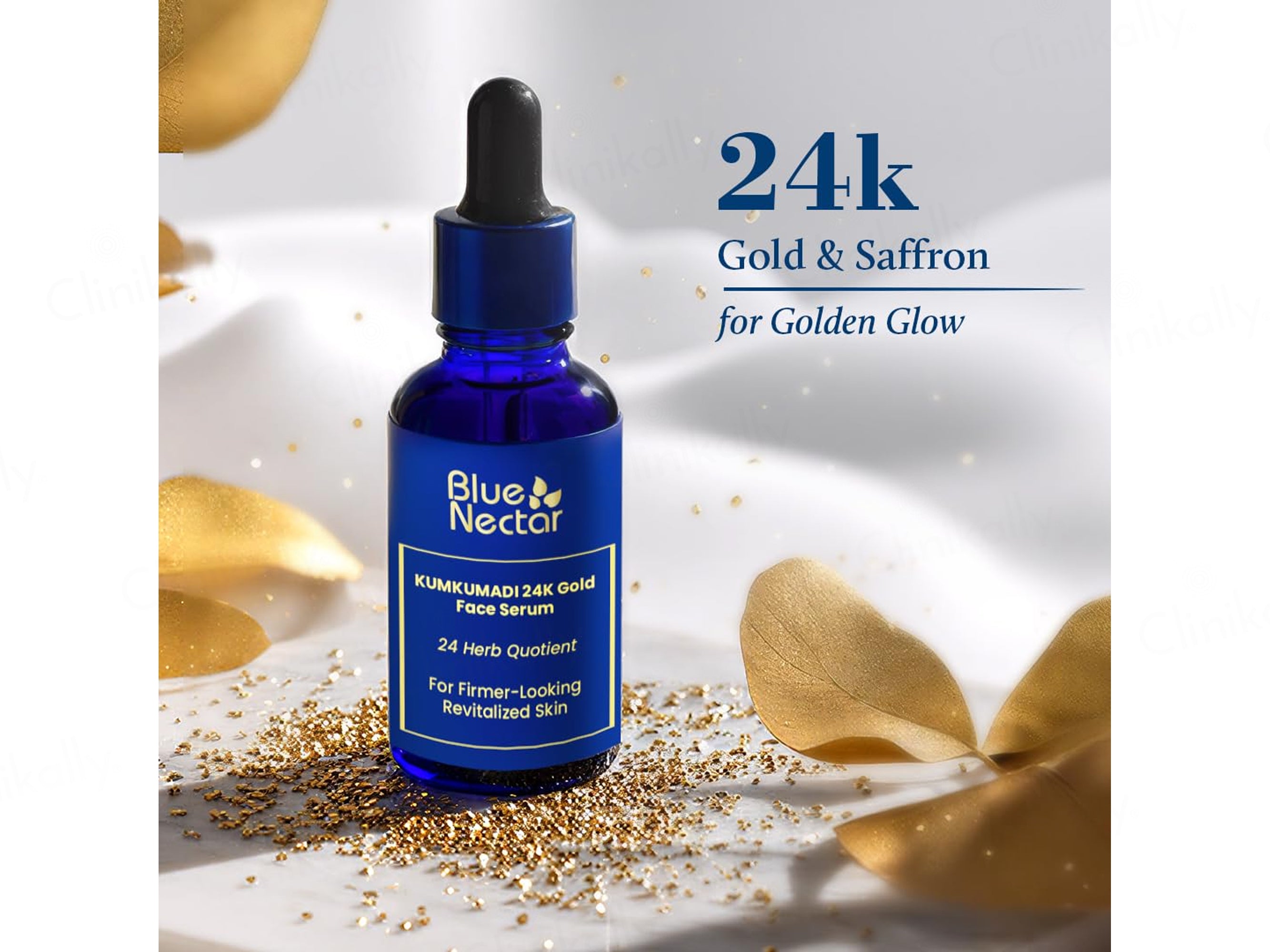 Blue Nectar Kumkumadi 24K Gold Face Serum