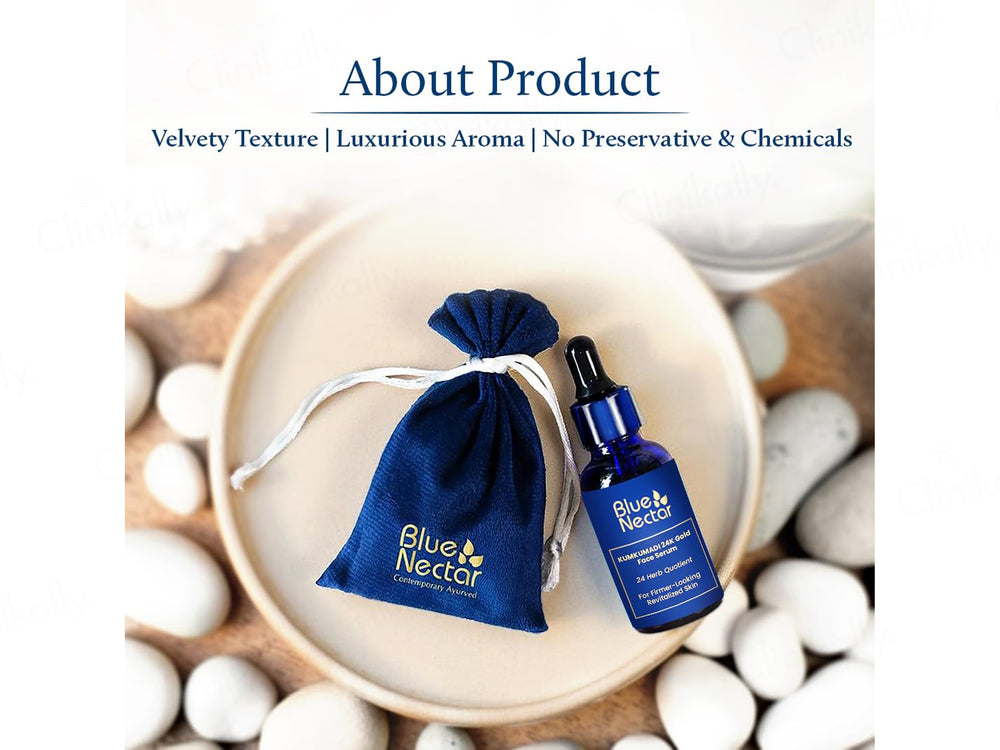 Blue Nectar Kumkumadi 24K Gold Face Serum