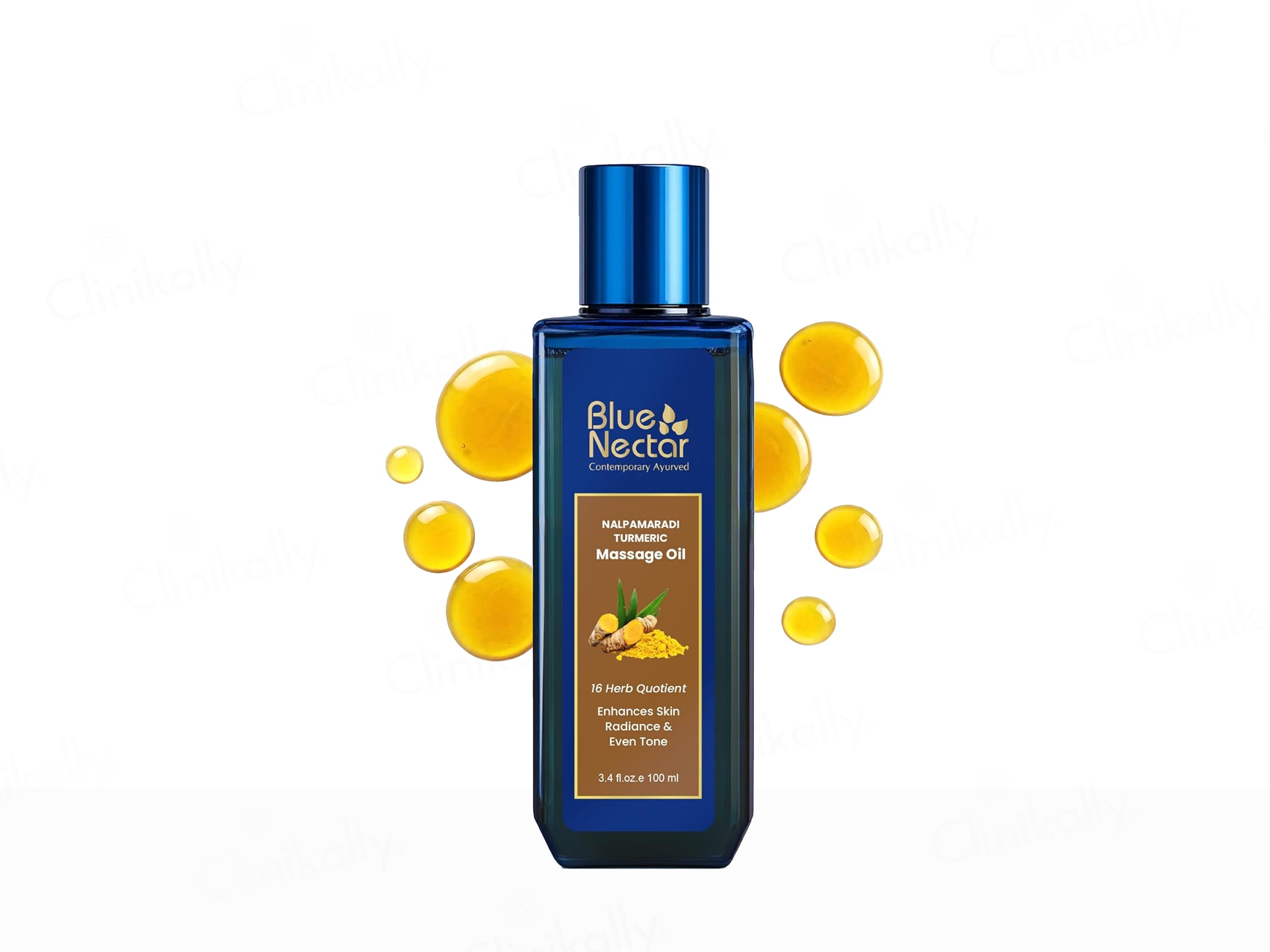 Blue Nectar Nalpamaradi Turmeric Massage Oil