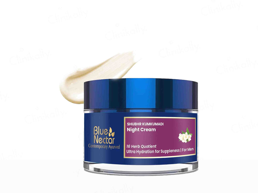Blue Nectar Shubhr Kumkumadi Night Cream For Men