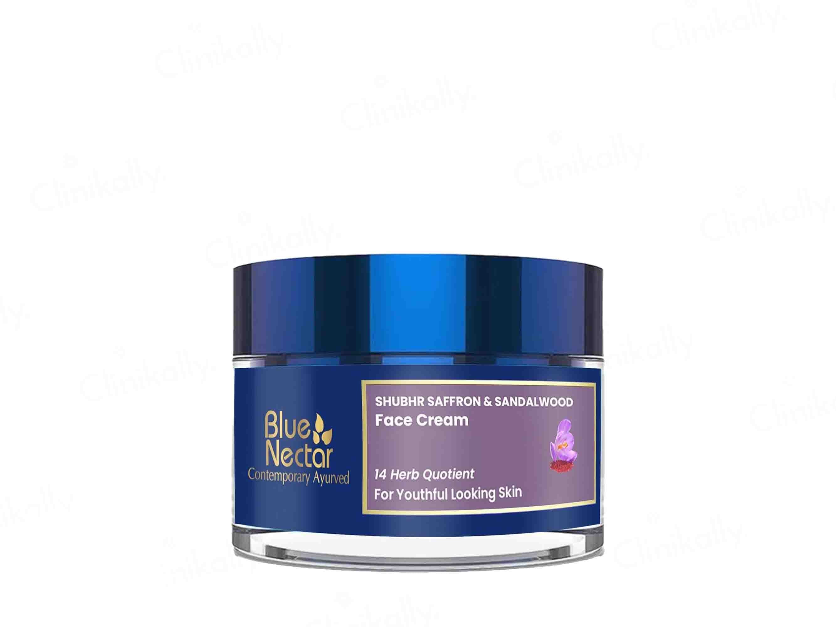 Blue Nectar Shubhr Saffron & Sandalwood Face Cream For Men