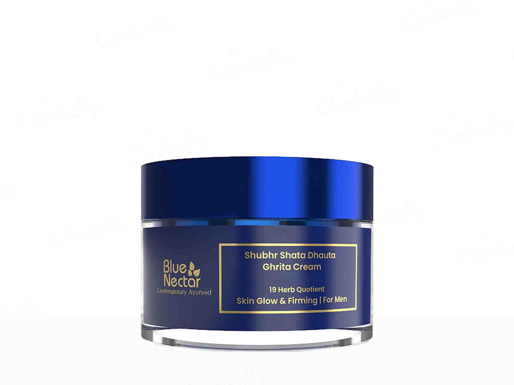 Blue Nectar Shubhr Shata Dhauta Ghrita Cream For Men