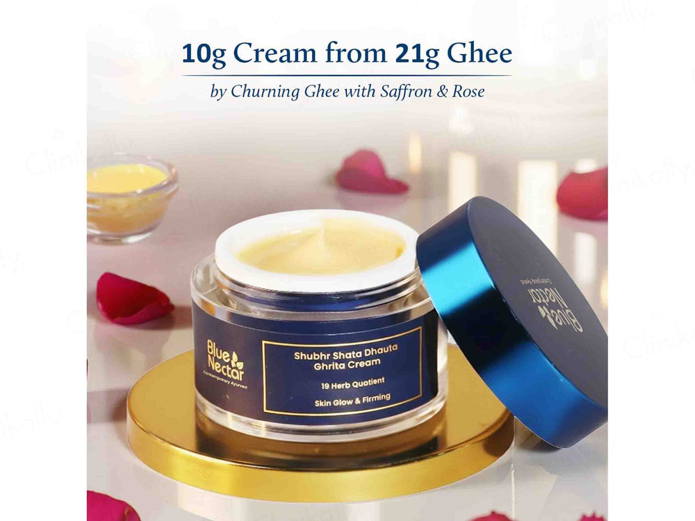 Blue Nectar Shubhr Shata Dhauta Ghrita Cream For Women