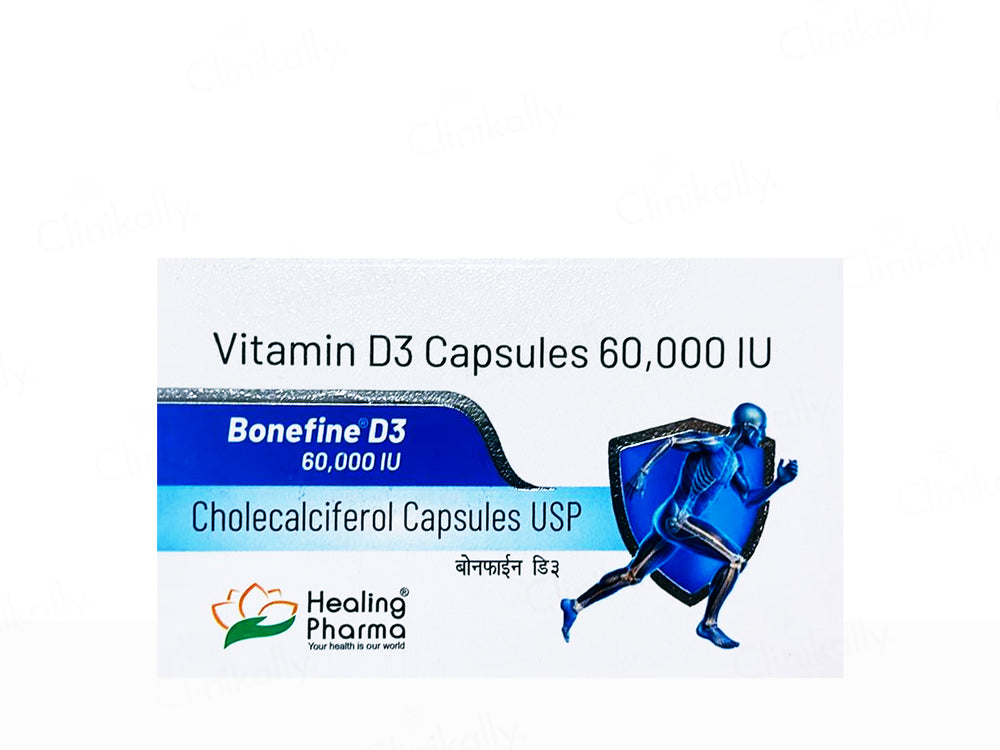 Bonefine D3 60000 IU Softgel Capsule