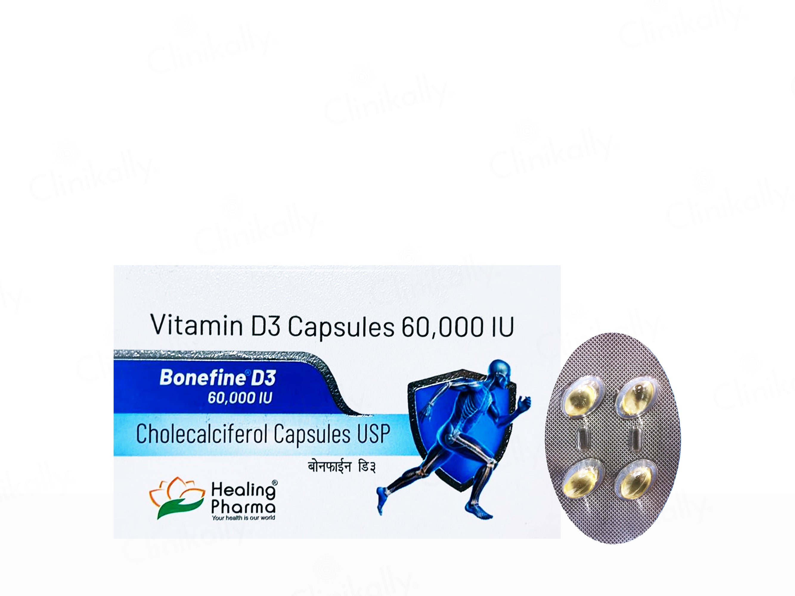 Bonefine D3 60000 IU Softgel Capsule