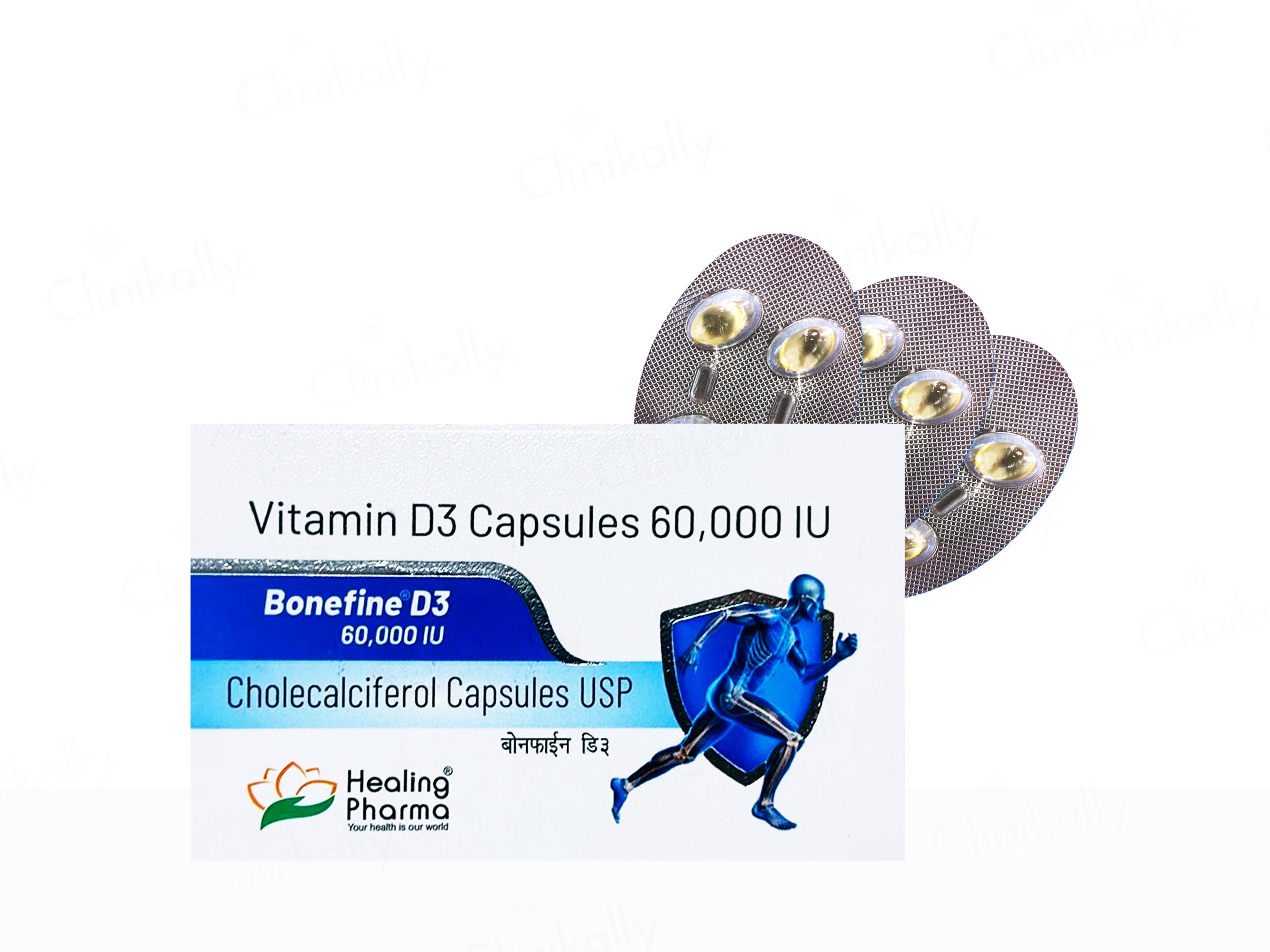 Bonefine D3 60000 IU Softgel Capsule