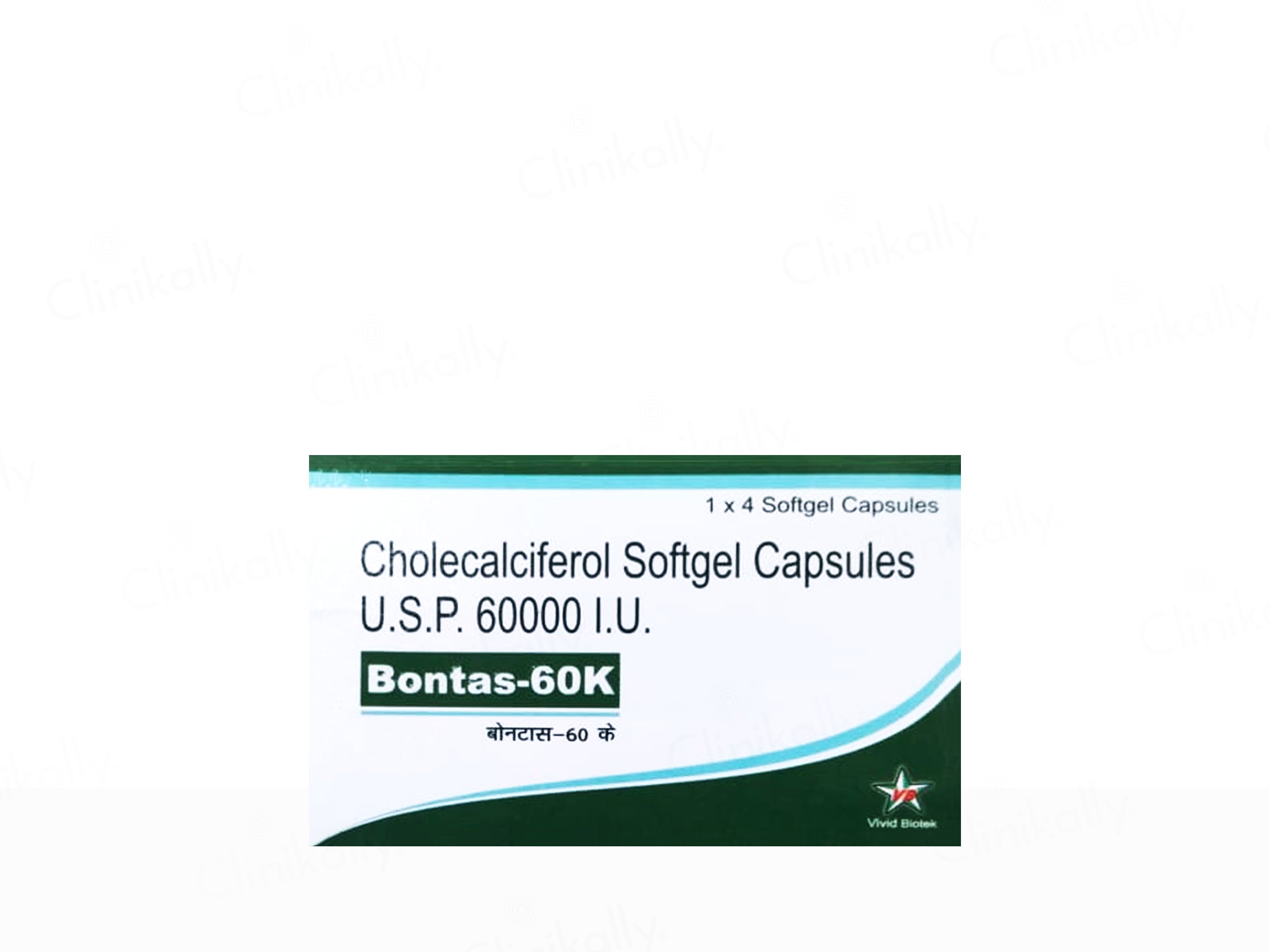 Bontas-60K Cholecalciferol Softgel Capsule