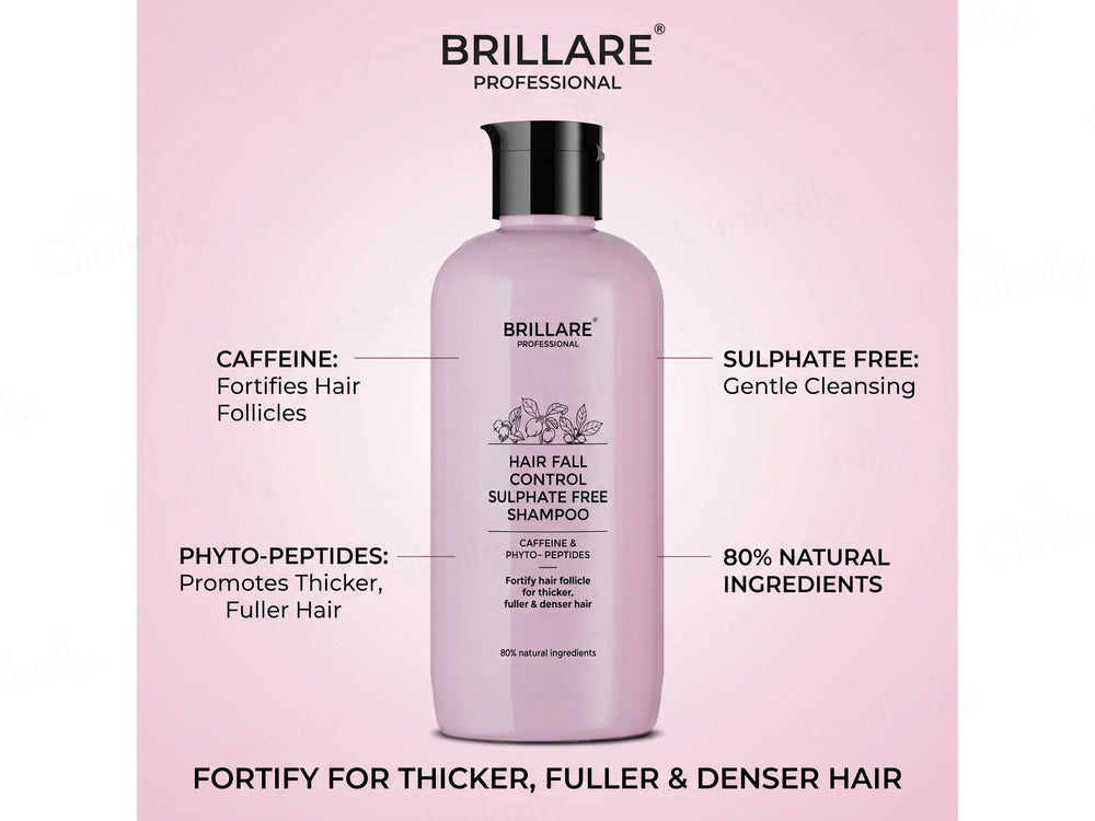 Brillare Hair Fall Control Sulphate Free Shampoo